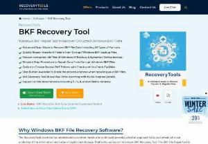 BKF Recovery Tool - Recover Microsoft Corrupt Windows Backup File Data - BKF File Recovery to recover data from corrupt Windows Backup file easily. Windows Backup Recovery Tool to solve query like Microsoft Windows 8 BKF Recovery problem. Repair Windows 11, Windows 10, Windows 8.1, Windows 8 BKF file.