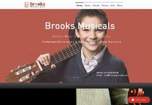 BROOKS MUSICALS PRIVATE LIMITED - Brooks Musicals is a progressive Music & Dance school headquartered in Chennai and serving offline and online classes for Music and Dance. We provide online and offline classes for Piano, Keyboard, Guitar, Drums, VIolin, Hiphop/Bollywood Dance