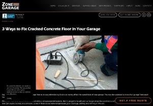 3 Ways to Fix Cracked Concrete Floor in Your Garage - An ugly crack can easily ruin the look of your garage. If you're not accustomed to it, get a professional to fix it at the right time. Continue reading to learn about ways to fix such problems.