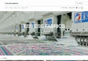 ESS ESS Fabrics - We are the official Distributors of LEJIA Computerized Embroidery Machine. We sell both New and Used Machines. We also deal in Laser Cutting Machines, CO2 Laser Tubes, Flat Knitting Machines, Needles Jacks & Sinkers.