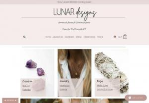 Lunar Designs - At Lunar Designs we offer curated crystals, metaphysical supplies, handmade and custom jewelry. We are based in the heart of Louisville, KY and currently offer shipping within the United States.