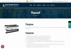 Munsell kit - Munsell Test Kit is 15 minutes test to analyze how accurately one can see colour. For determining colour discrimination and identifying colour deficiencies. Amith garment services offers testing-related products since 1999.