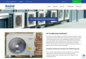 Air Conditioning Installation - You don't want to risk missing out on having a great air conditioner running through the hot months of the year.