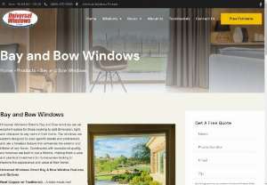 Bay and Bow Windows Replacement Phoenix, Arizona - Universal Windows Direct custom engineered bay and bow windows are the perfect way to add depth, light, and charm to any room in your house.