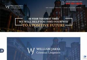 William Jaksa Criminal Lawyer - William Jaksa is a Toronto based criminal lawyer who has been practicing law for over 15 years. He understands that his clients matter and that results matter. Mr. Jaksa works hard to achieve the best possible result for his clients, while treating them with respect at every step of the process. With an understanding of how important it can be to have good legal representation in order to protect your rights as well as your future.