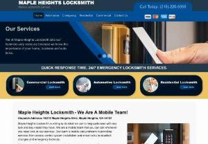 Maple Heights Locksmith - Whenever you need an affordable good locksmith in Maple Heights, Ohio, Maple Heights Locksmith is clearly the better choice. What if you've suddenly realized you're locked out? If you're stranded from your car, your home, or your commercial property, there's no reason to go into a tizzy! You certainly don't need to waste your valuable time and energy.