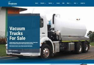 Vorstrom Vacuum Trucks For Sale - Vorstrom are an Australian owned and operated specialist manufacturer of vacuum trucks including liquid vacuum trucks, hydrovac trucks, industrial vacuum trucks and dangerous goods vacuum tankers. Visit the Vorstrom website now to view their full range of vacuum trucks for sale Australia wide then get in touch with their team to discuss your requirements.