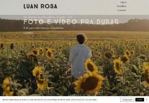Luan Rosa - Photographer and videographer of weddings, debutante parties, rehearsals, events and brands based in Triunfo and serving the coal mining and metropolitan region of Porto Alegre.