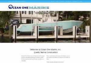 Ocean One Marine - Sales, service, repair and install. Ocean One Marine Inc. is a licensed marine contractor operating in South Florida. We sell and install docks, boat lifts, pilings and seawalls. With over 35 years of experience we build and sell only the best. We are an authorized dealer for many top brands including DECO Boat Lifts and Neptune Boat Lifts. Our experienced staff can help with any marine project from small residential repairs to intricate commercial developments. If you need a quote, design and..