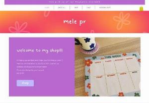 mele pr - Mele PR focuses on art that includes positive quotes, including motivation and self love. We have a variety of products with quotes and with original art, including stickers, totebags and drinkware.