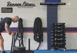 reaper fitness - Reaper Fitness is a online and face to face training company that offers online programing and face to face book camps or 1 on 1 PT sessions.