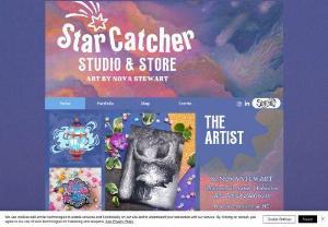 Star Catcher Studio - Art by Illustrator Kate Stewart. Children's Picture Book and Freelance work. Shop featuring enamel pins, stickers, art prints, and other cute merch! Accessorize with something cute that will make you smile, unwind with an adorable cozy blanket, or enjoy some colorful artwork! Star Catcher Studio is a small, independently-run shop featuring work by Illustrator Kate Stewart