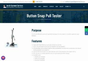 Pull Test Machine - We provide top-quality Pull Test machines at the best costs in India. This instrument is to be used to determine the pulling strength required for any type of button or snaps to remove from garments once attached.