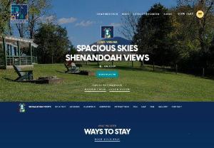 Spacious Skies Campgrounds - Shenandoah Valley - Spacious Skies Shenandoah Valley sits up on an evergreen hill in the Shenandoah Valley with views that span for miles off the Blue Ridge Mountains. || Address: 3402 Kimball Rd, Luray, VA 22835, USA || Phone: 540-743-7222