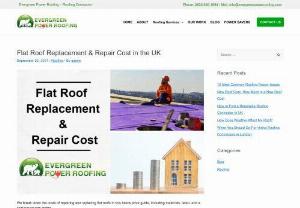 Flat Roof Replacement Cost - We supply London and its surrounding area with Professional Roof repairing services including re-roofs, flat roofs, fascia, and soffits work, etc. You can also get flat roof replacement costs online or a free quote for re-roofing, with our roof experts helping you figure it out when you need it.
