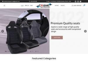 Crank Motorsports - Crank Motosport offers a wide range of racing car seats, seat rails, dimple dies and bride seats at the most affordable price. Contact us today and get the best racing seats.