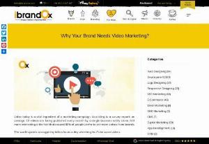 Why Your Brand Needs Video Marketing? - iBrandox - iBrandox, a leading digital marketing agency in Delhi provides result-oriented video marketing services that can help to establish instant trust with the target audience. Video marketing has shown to be one of the most powerful strategies for promoting and growing your brand online. Video is an excellent tool to boost brand awareness and visibility in search. Are you ready to amplify your digital strategy with video marketing? Reach out to us today.