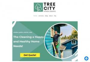Tree City Window Cleaners - You deserve a clear view, don't let dirty windows ruin it! � Locally owned � Provides free estimates � Professional service � Eco-friendly and pet safe soaps � Small business � Window cleaning � Gutter cleaning � Pressure washing � Hard water removal � Solar panel cleaning