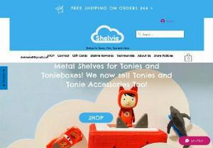 Shelvie LLC - We are a toy store creating unique shelves for toys, tonies, tonieboxes and books. We also sell Tonies and Tonie accessories