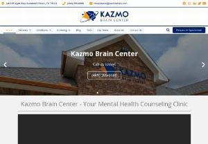 Kazmo Brain Center - Kazmo Brain Center is the most integrated private mental health counseling clinic in the North Texas. Our facility holds, licensed mental health professionals ranging from licensed professional counselors, social workers, licensed marriage and family therapists, licensed chemical dependency counselors, licensed sex offender treatment provider, play therapists, psychologists, sex therapists, and board certified psychiatrists. Hence, we are able to provide an integrated approach to treatment of...