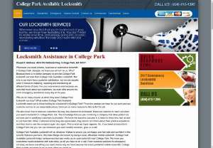 College Park Available Locksmith - If your car was the victim of an unsuccessful carjacking, you're relatively lucky. However, what do you do if the locks have been damaged or the ignition is broken? Of course, contact us as soon as possible. We can replace the locks on your vehicle and even change the ignition cylinder so that you can use the vehicle right away.