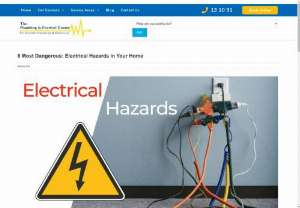 8 Most Dangerous: Electrical Hazards in Your Home - What are the worst electrical hazards in your home? Always engage a registered, and licensed electrician when doing electrical work.
