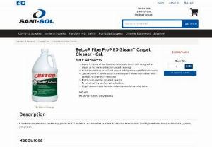 Betco� FiberPro� ES-Steam� Carpet Cleaner - Gal. - Betco� FiberPro� ES-Steam� Carpet Cleaner - Gal. | Powerful blend of low foaming detergents specifically designed for steam or hot water extraction carpet cleaning.