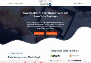 Multi-Channel Selling Tool | Inventory Management Software - GravityShift.IO is the ideal platform if you have multiple sales channels and want a single solution to manage all of your inventory product data.