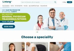 Livlong Healthcare: Online Doctor Consultation & Lab Tests in India - Online doctor consultation made simple by Livlong. Free Consult a doctor online from 30+ specialities across major cities in India. Book an easy online appointment.
