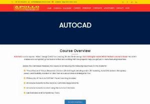 AutoCAD training in hosur - AutoCAD is a Computer-Aided-Design(CAD) for creating 2D and 3D drawings. Our training for AutoCAD is the best course in hosur. AutoCAD classes are completely practical oriented and working with live projects help you get job in manufacturing industries.