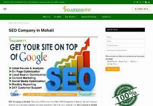SEO Company in Mohali - One of the top SEO companies in Mohali is Solutions 1313. We will assist you in growing your business online and increasing the number of visits to your website.