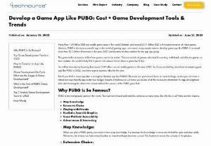 Game app development cost - Why have only a game app like PUBG, when you can have a far better app than this? Want to break the records set by the PUBG game with your app like PUBG? Here's the chance to fulfill your dream. How do you feel when you have an effective app like PUBG under your budget?