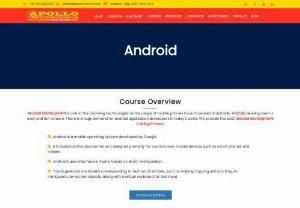 android development training in hosur - Android Development is one of the booming technologies as the usage of mobile phones have increased drastically. Android development is easy and fun to learn. There is a huge demand for android application developers in today's world. We provide the best android development training in hosur.