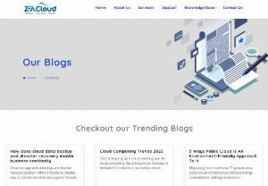 Cloud Computing | Managed Public Cloud, DaaS, Server Hosting | Zeacloud� Blogs - Check out our trending blogs on Public Cloud Services, Public cloud infrastructure, Managed SD-WAN, DaaS, Cloud computing and many more.