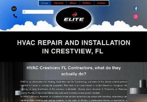 ELITE HEATING AND AIR LLC - We serve NW Florida for both residential and commercial HVAC repairs, maintenance, and installations. Our service and price can not be beat. Call today!