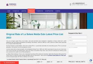 La Solara Price List - La Solara Price List - Now is soon live you'll get better price list of Emenox La Solara 2022. La-solara Noida Extension latest price list - Payment Plan.