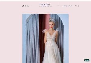 Salon Camille - The most beautiful wedding dresses, accessories and wedding accessories of branded companies. Camille's wedding stylists will help you choose the cut of the wedding dress that suits the bride's figure and the style of the wedding.