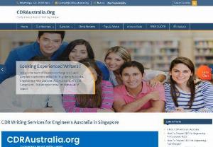 CDR Services In Singapore For Engineers Australia - We at CDRAustralia.Org are one of the most preferred CDR services providers in Singapore. We are known for providing top-quality and plagiarism-free CDR services providers. We provide ac complete CDR package that includes a CPD statement, career episodes, CDR Samples, summary statement, resume preparation, and proper project selection.