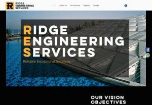 Ridge Engineering Services - Ridge Engineering Services emphasizes the needs of progressive participation in the
region's ambitious plans of economic growth.
To empower our clients with exceptional technical solutions by engineering their superstructures.

Utilizing modern technology to approach optimum design and cost effective levels without compromising sustain ability is our primary target and an essentialelement of our business mission.