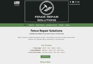 Fence Repair Solutions - Fence Repair Solutions is a fence repair contractor in Central Florida. Providing attention to detail and a pleasant client experience.