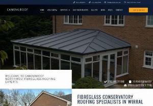 canovaroof - FIBREGLASS ROOFS - Canova (NW) LTD are the leading specialists in GRP Fibreglass roofs, replacement conservatory roofs and flat roofs for your garage or extension.