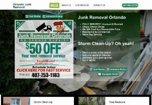 Junk Removal Orlando - Junk Removal Orlando, we will help you to clean your new house, working space, office, new site, garden at reasonable prices and make you happier.