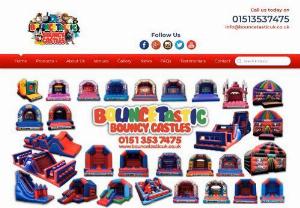 Bouncetastic - Bouncy castle hire in Liverpool and Merseyside.
