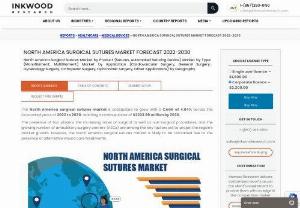 North America Surgical Sutures Market | Growth, Analysis - North America surgical sutures market is expected grow with a CAGR of 4.84%, and is reaching a revenue share of $2233.96 million by 2030. Get Free Sample Report