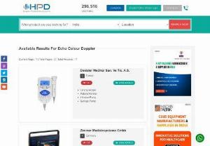 echo colour doppler Suppliers, Manufacturers, & Dealers in India - Are you looking for echo colour doppler providers, Hospital Product Directory is the place to find one. We provide the list of echo colour doppler Manufacturers, Suppliers & Dealers, with a variety of related healthcare products and services on the Hospital Product Directory.