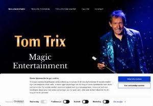 Tryllekunstner Tom Trix - Magic show with live pigeons and rabbits! Be enchanted at your next party, birthday or company event with a visit from magician and entertainer Tom Trix - Children's entertainment or show for the adult audience.