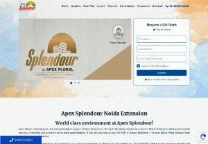 Apex Splendour - Apex Splendour is one of the leading residential properties by Apex Floral Group. check out the best buying your dream home in Apex Splendour Noida Extension.