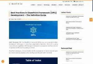 Screenshot of SharePoint Framework (SPFx) Development Best Practices