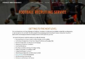 PP Football Recruiting Service | Football Recruiting - PERFECT PERFORMANCE - The Perfect Performance Football Recruiting Service helps athletes and parents navigate the recruiting process We offer a variety of services to help your athlete get to the next level Our services include football recruiting consultation, performance