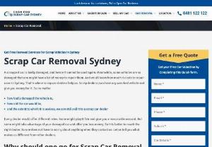 Scrap Car Removal Sydney - Looking for the professional service providers of Scrap Car Removal Sydney? Get incredible deals with top rated companies and you will obviously find the most reliable deals with just a quote.